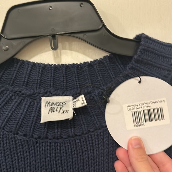 NWT Princess Polly: Harmony Knit Mini Dress in Navy - Picture 9 of 11